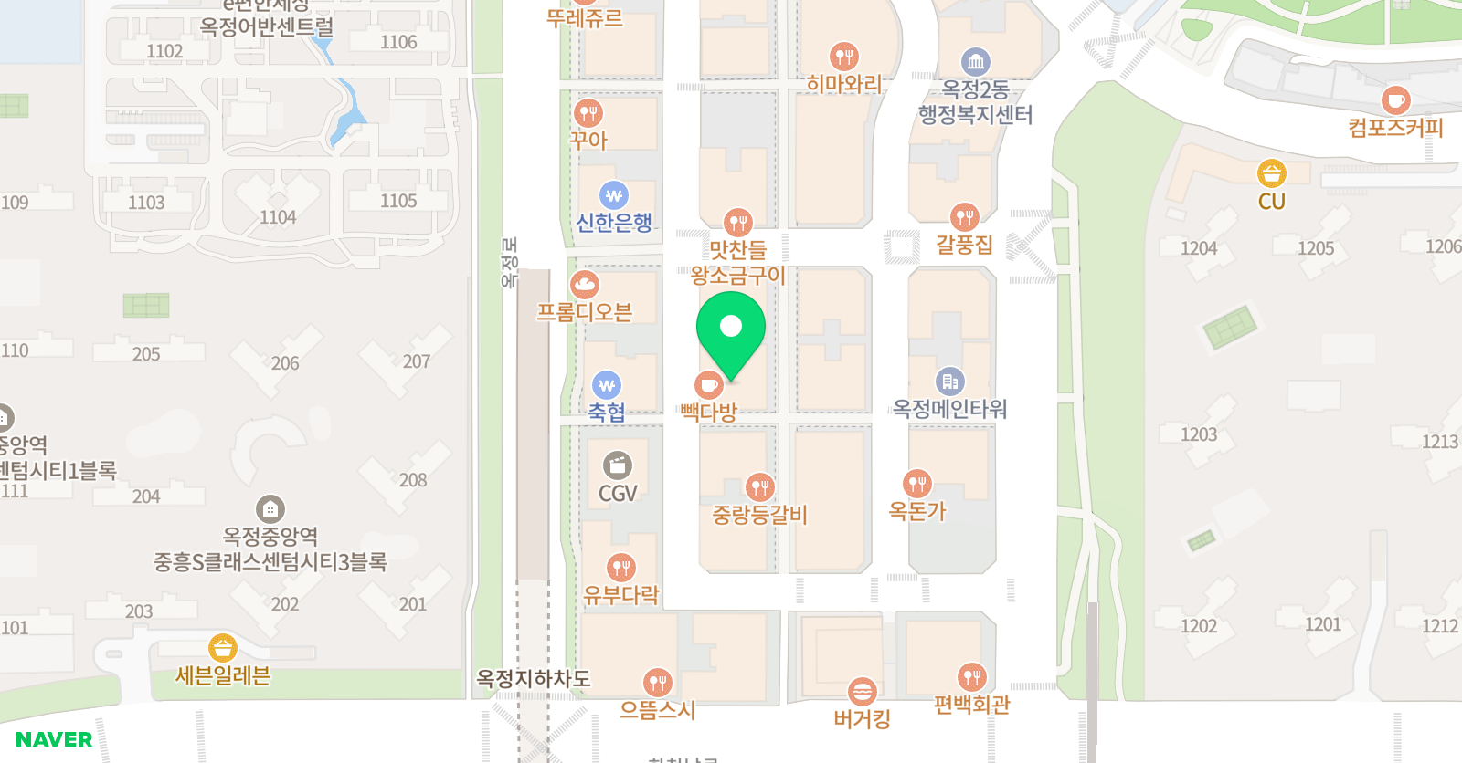모멘텀 태권도팀 위치