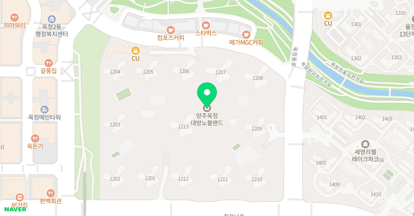 플레이팩토 옥정대방1차노블랜드 수학교육원 위치