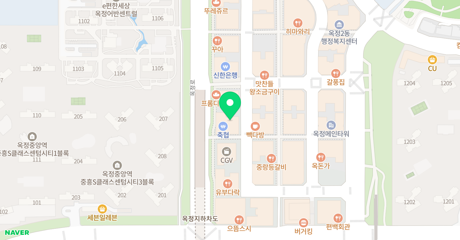 옥정 줄리어드음악학원 위치