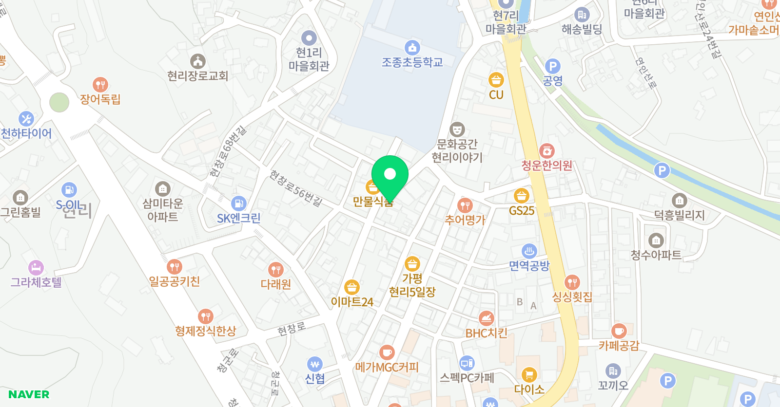 아뮤즈 음악학원 위치