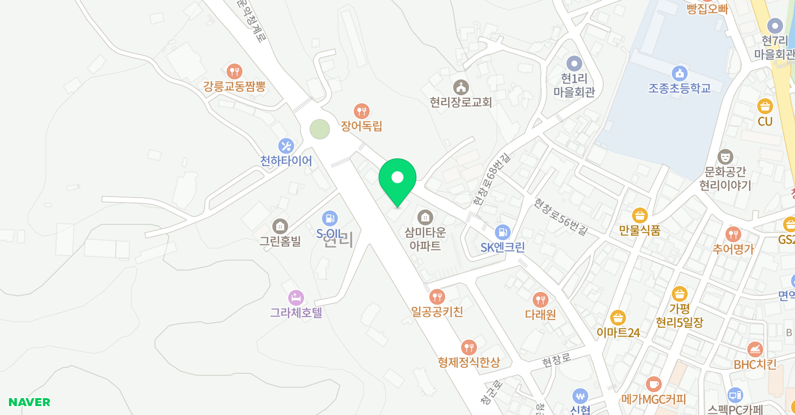 상상 국어전문학원 위치