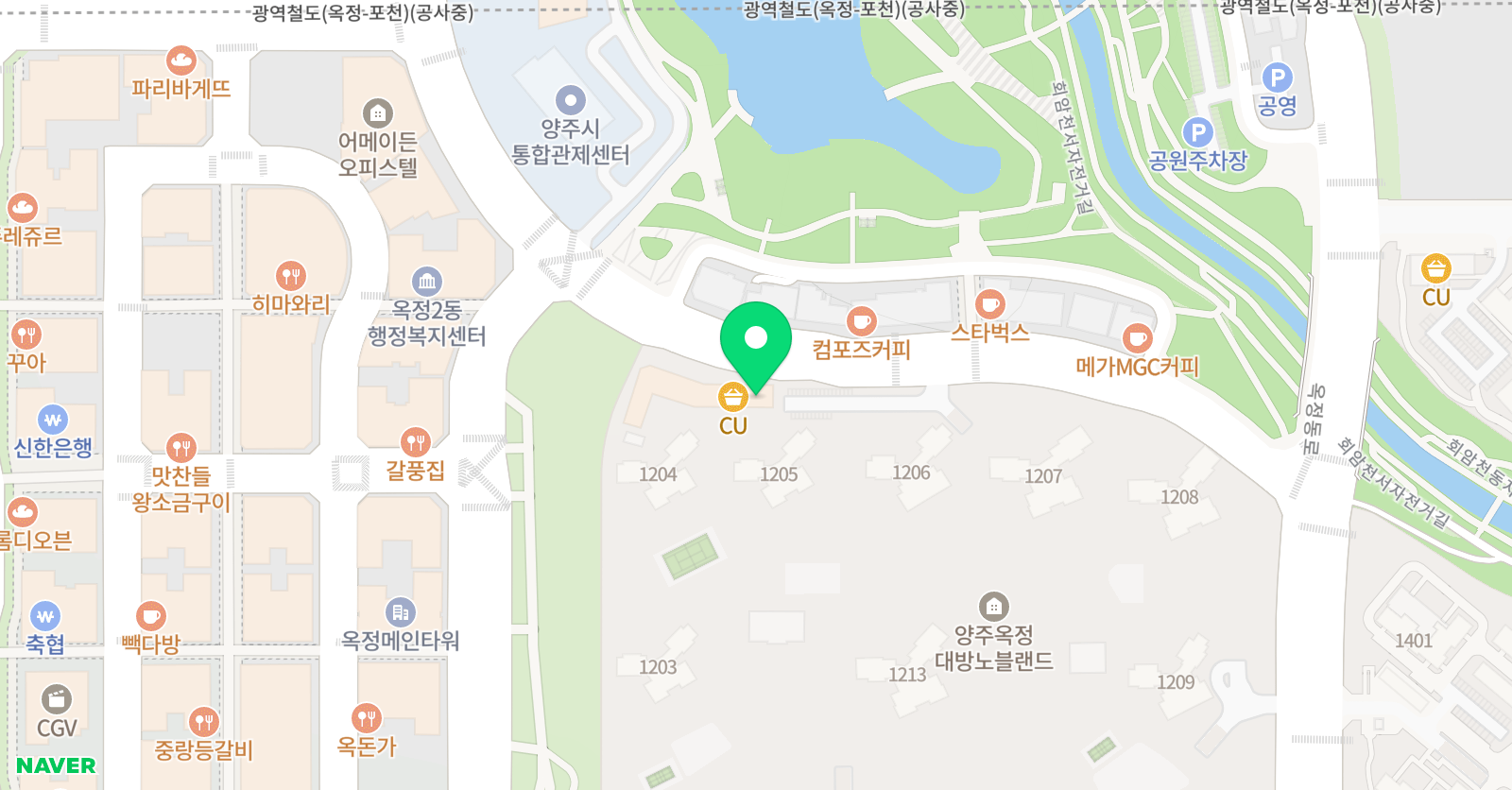 양주 품 태권도장 위치
