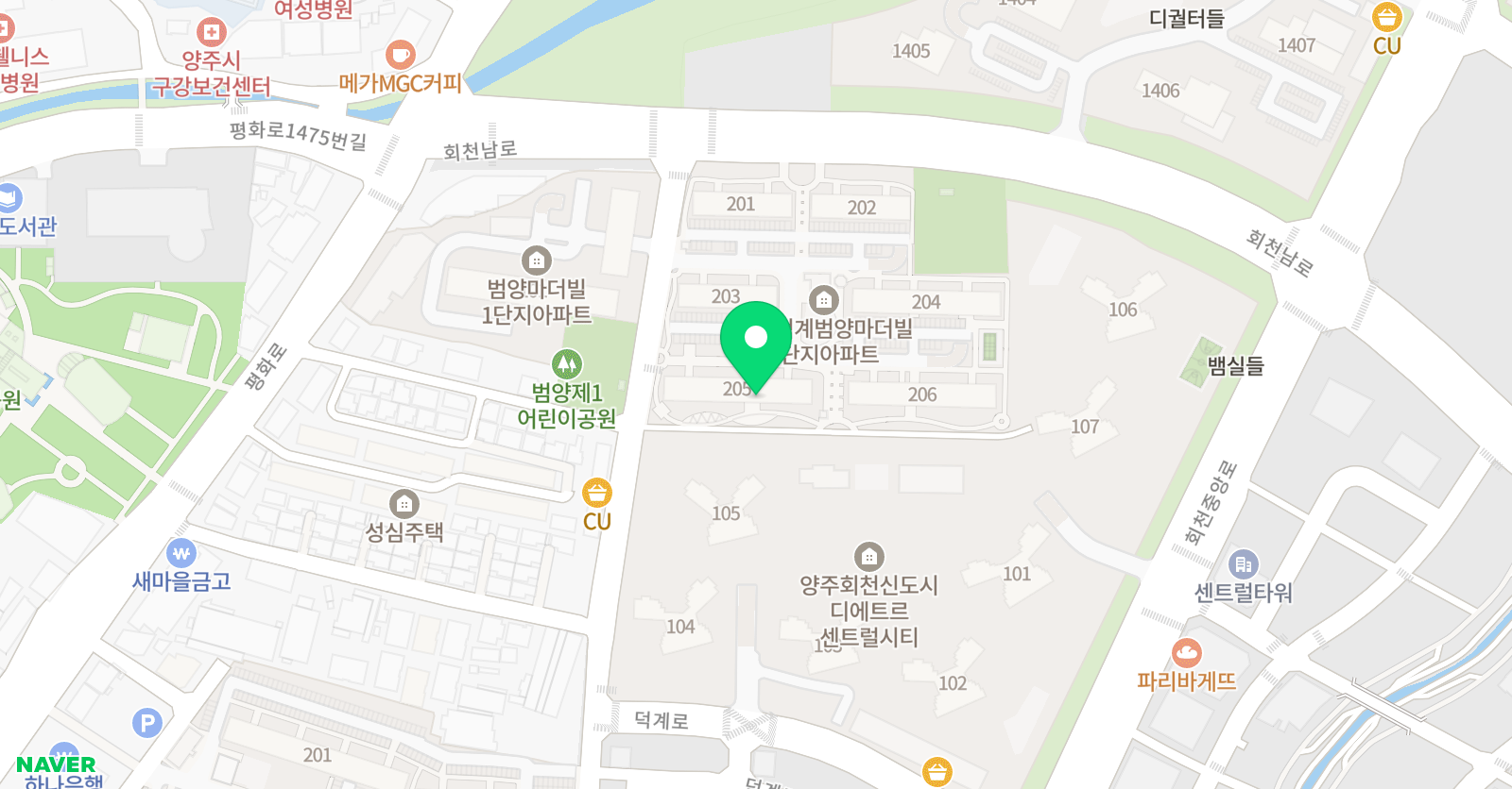 예가그린미술학원 위치