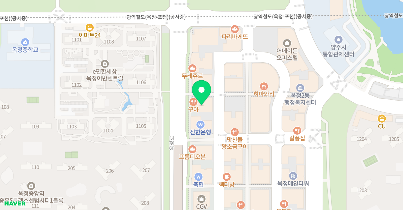 와와 학습코칭센터 옥정점 위치