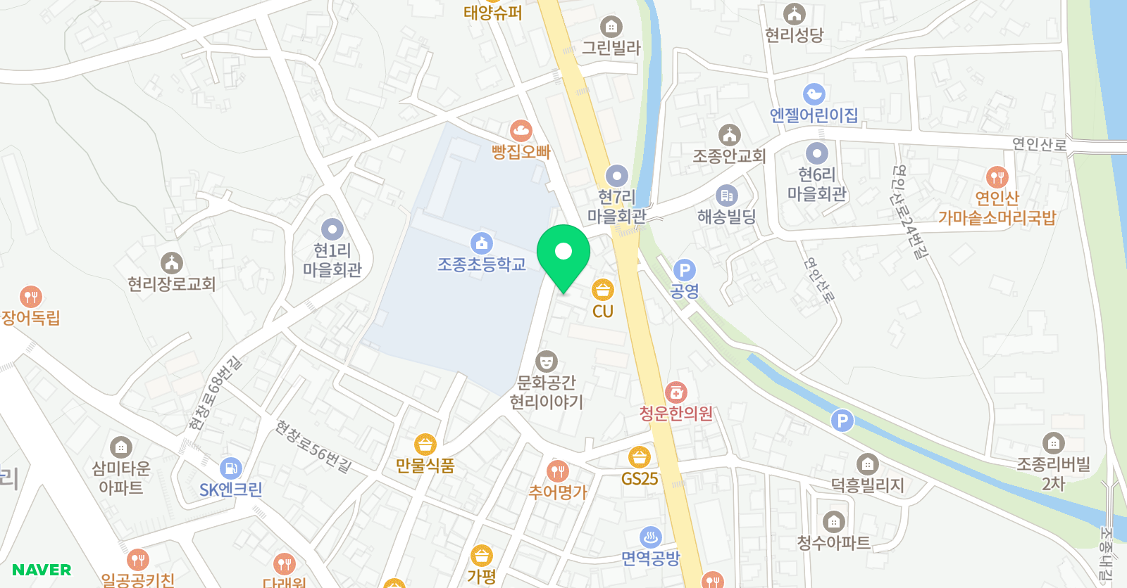 탑엘리트 해법영어학원 위치