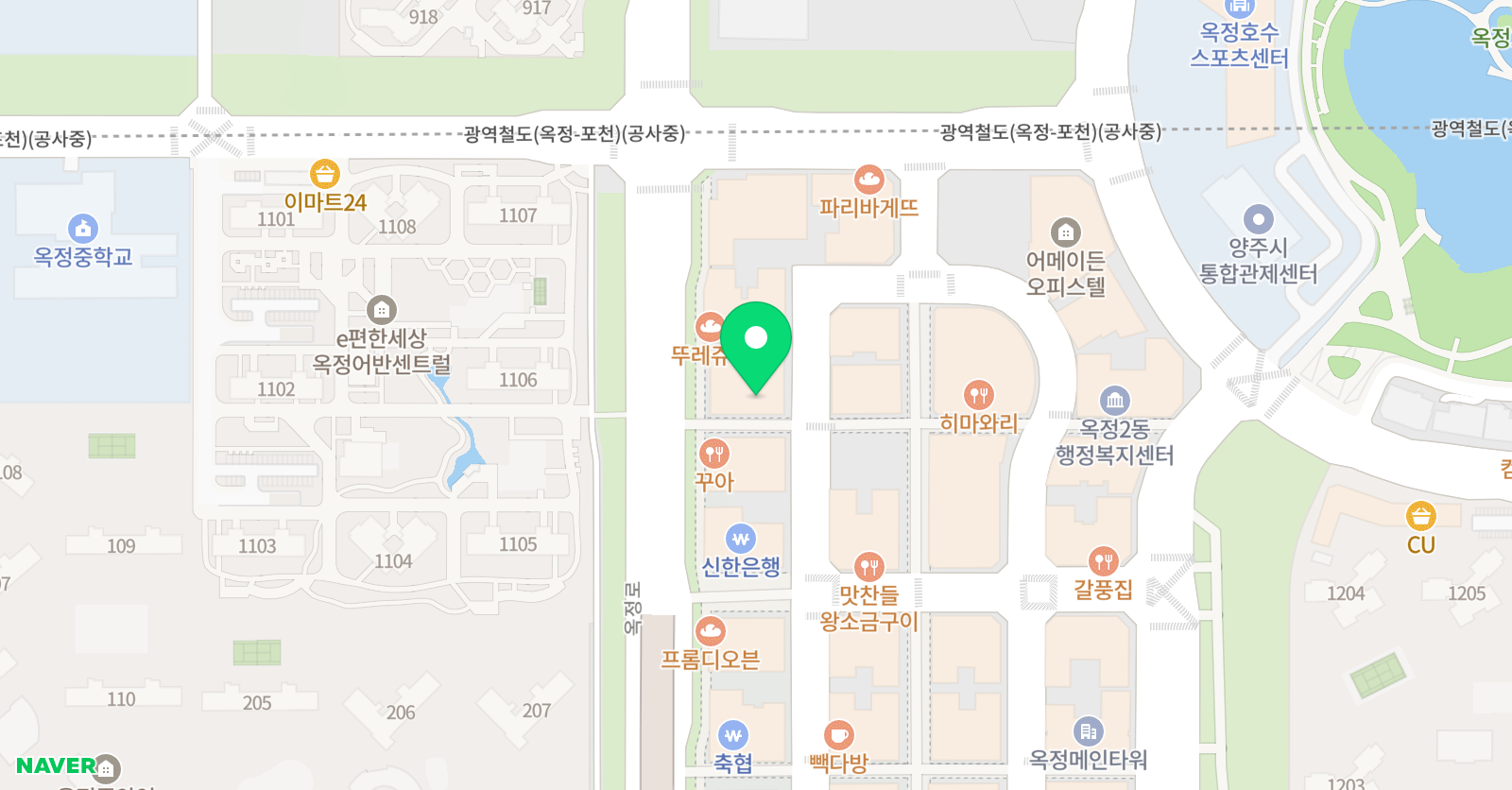 정상 어학원 양주분원 위치