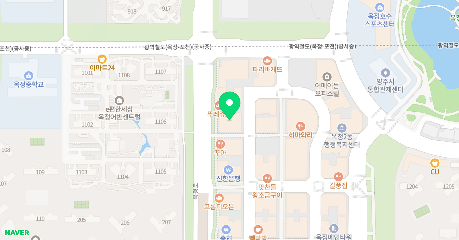 꿈꾸는 기타드럼학원 위치