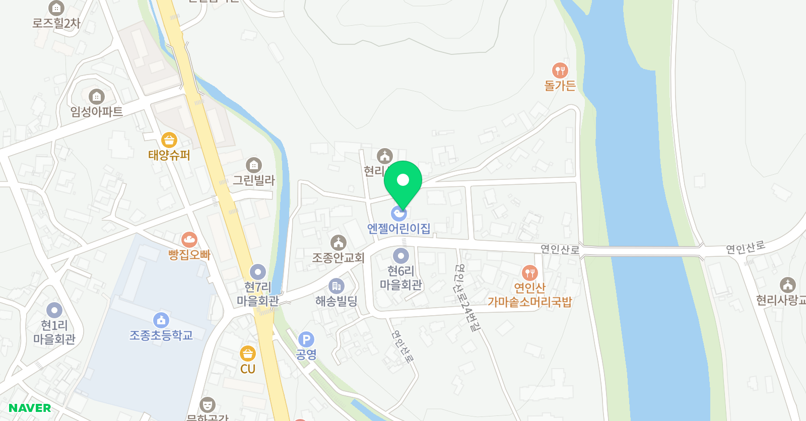 호산나아카데미 위치