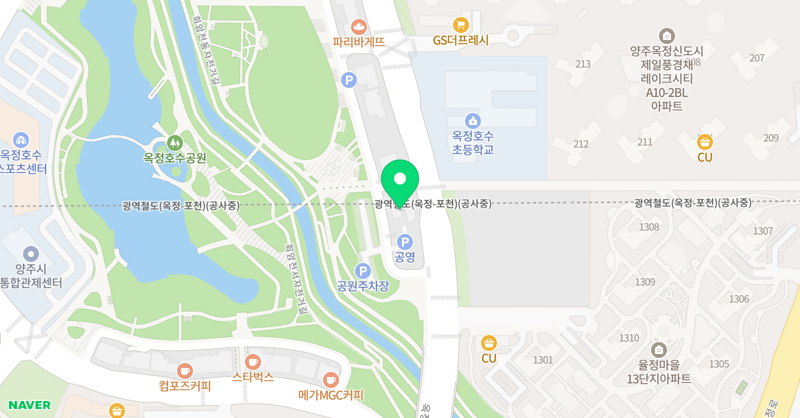 미래엔 영어수학 풍경채호수공원점 위치