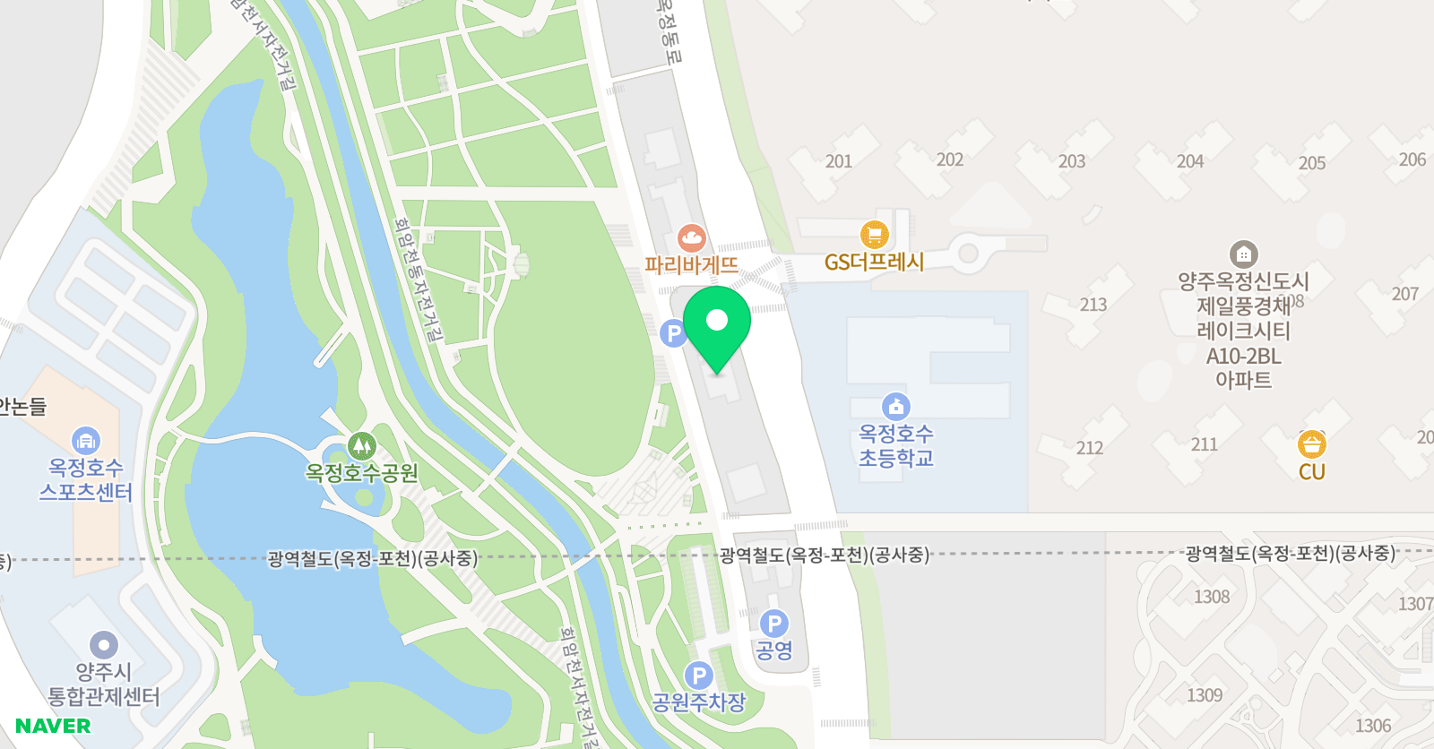 공부혁명학원 2관 영수전문 제일풍경채캠퍼스학원 위치