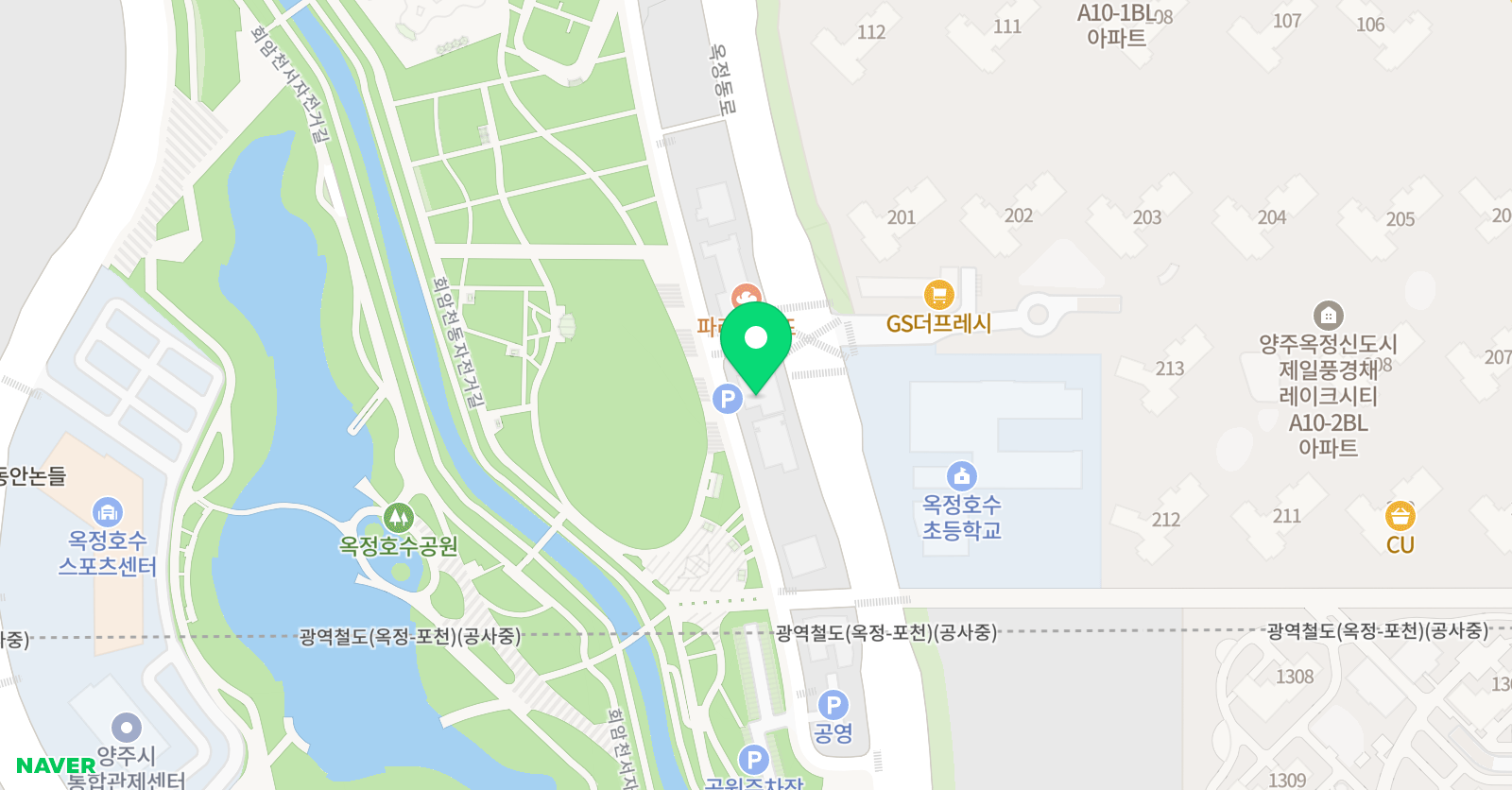 용인대 청명 태권도 옥정호수관 위치