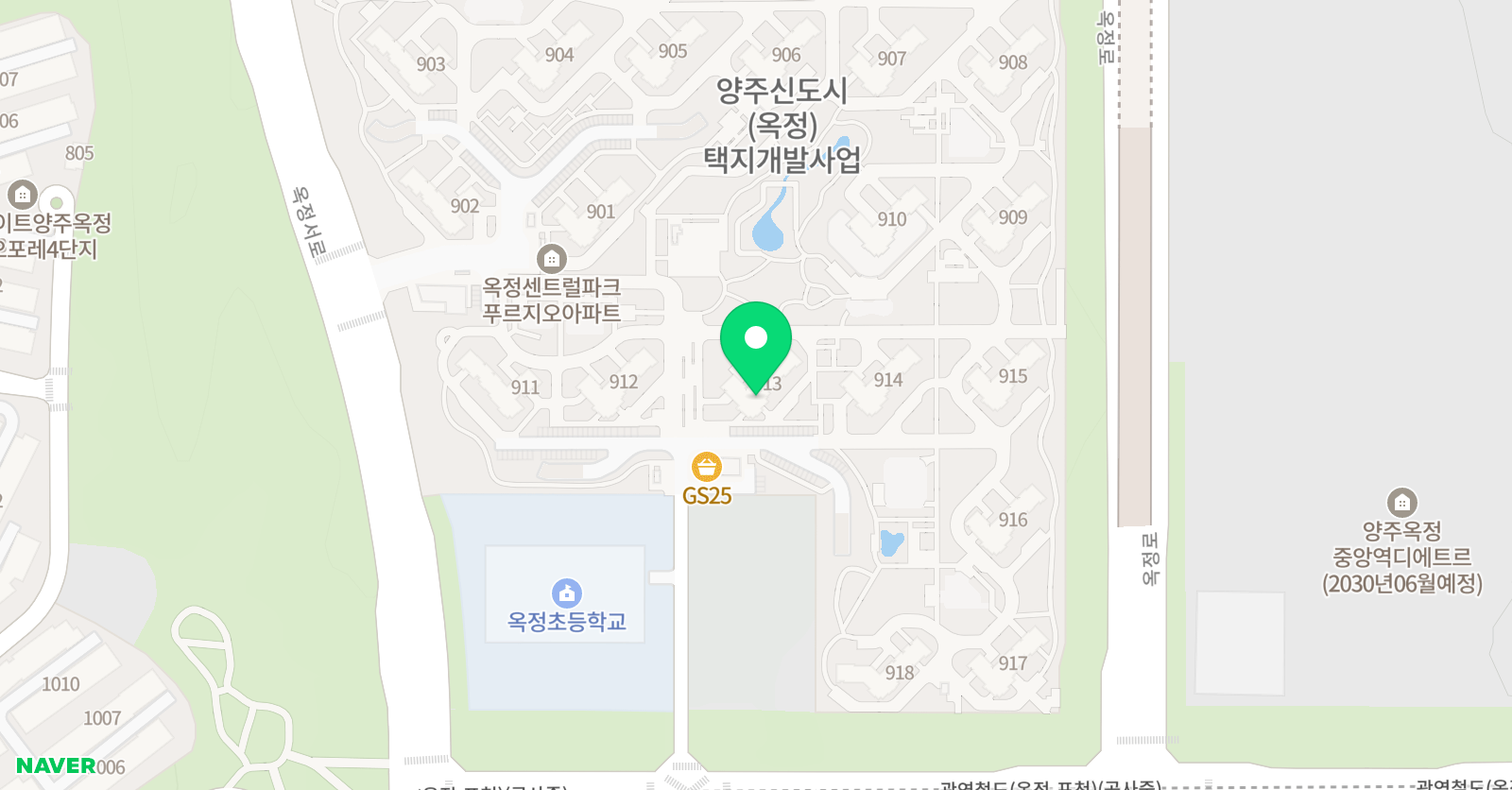 스마트해법 영어 옥정푸르지오점 위치