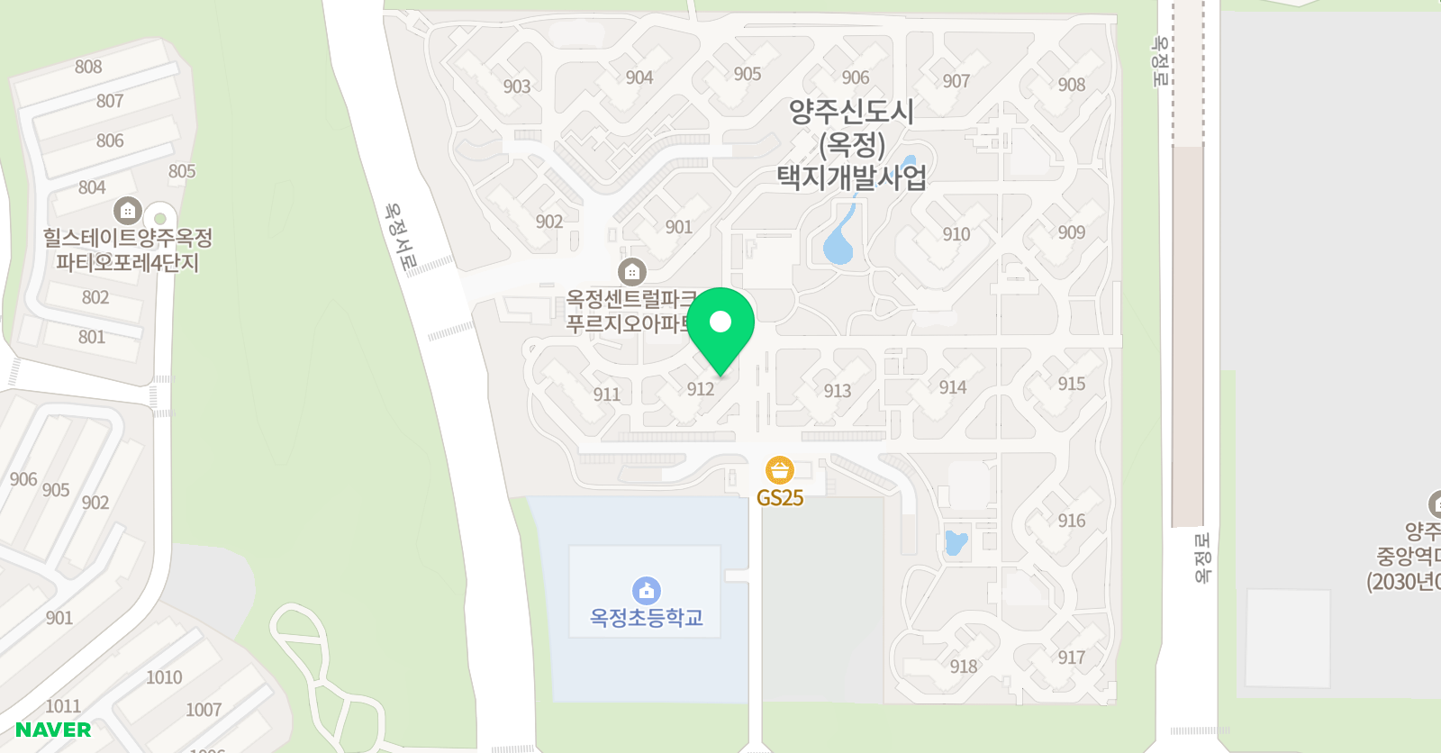 삼성 영어셀레나 옥정초 교실 위치