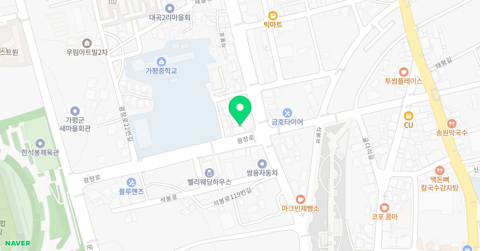 상상 학원 위치