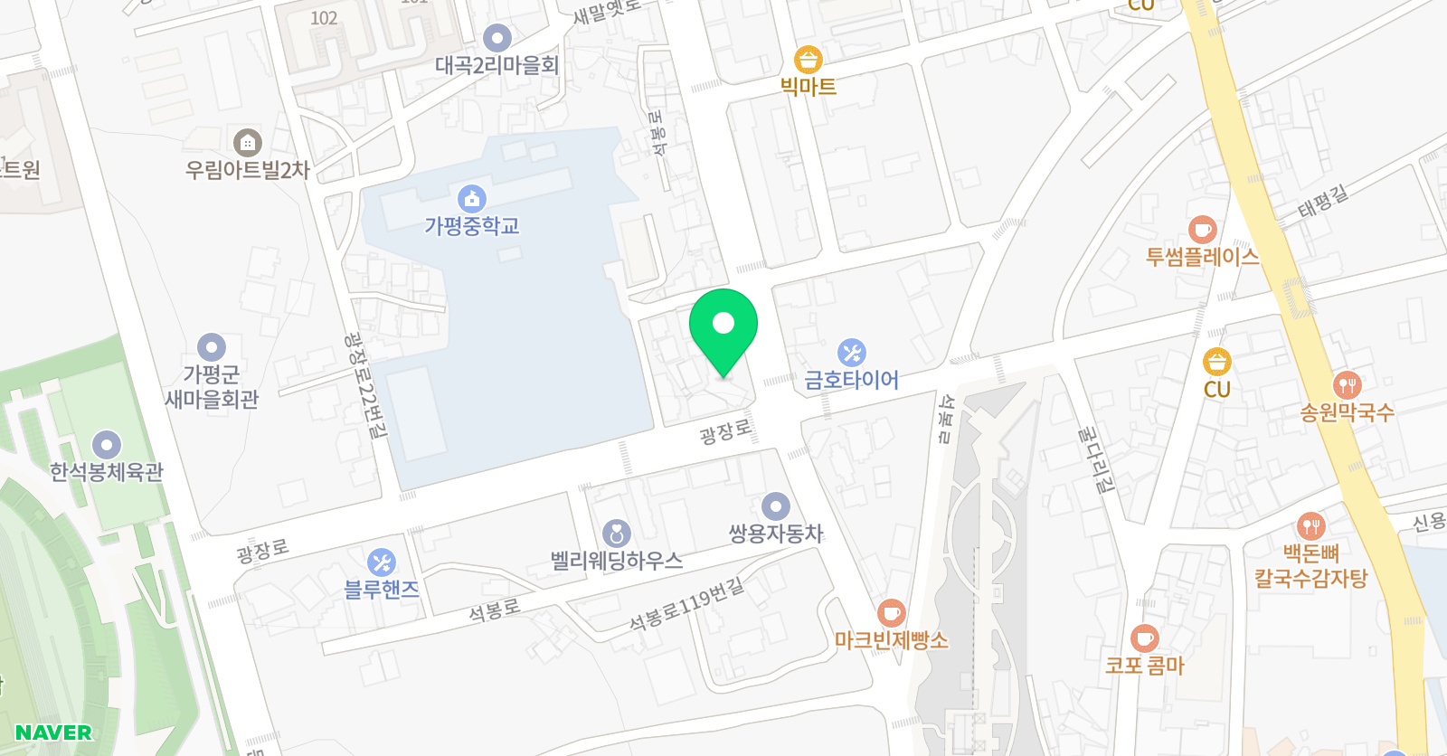 PIS 학원 위치