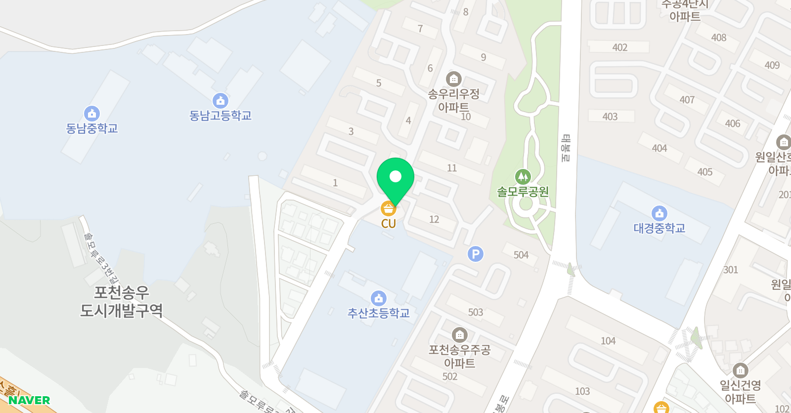 바나바나 송우점 위치