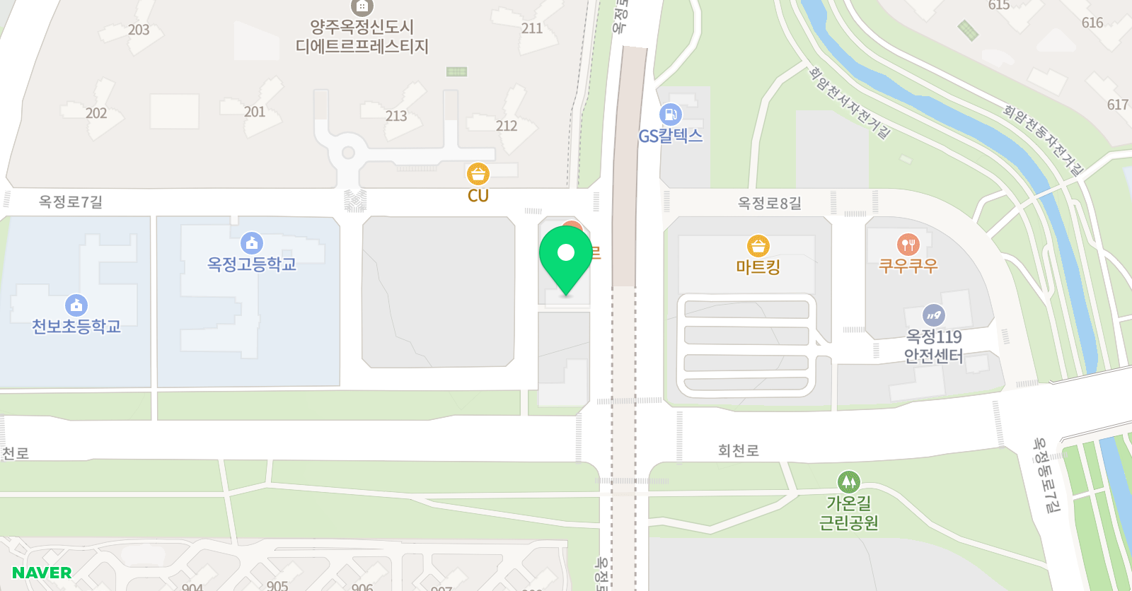 더채움 학원 위치