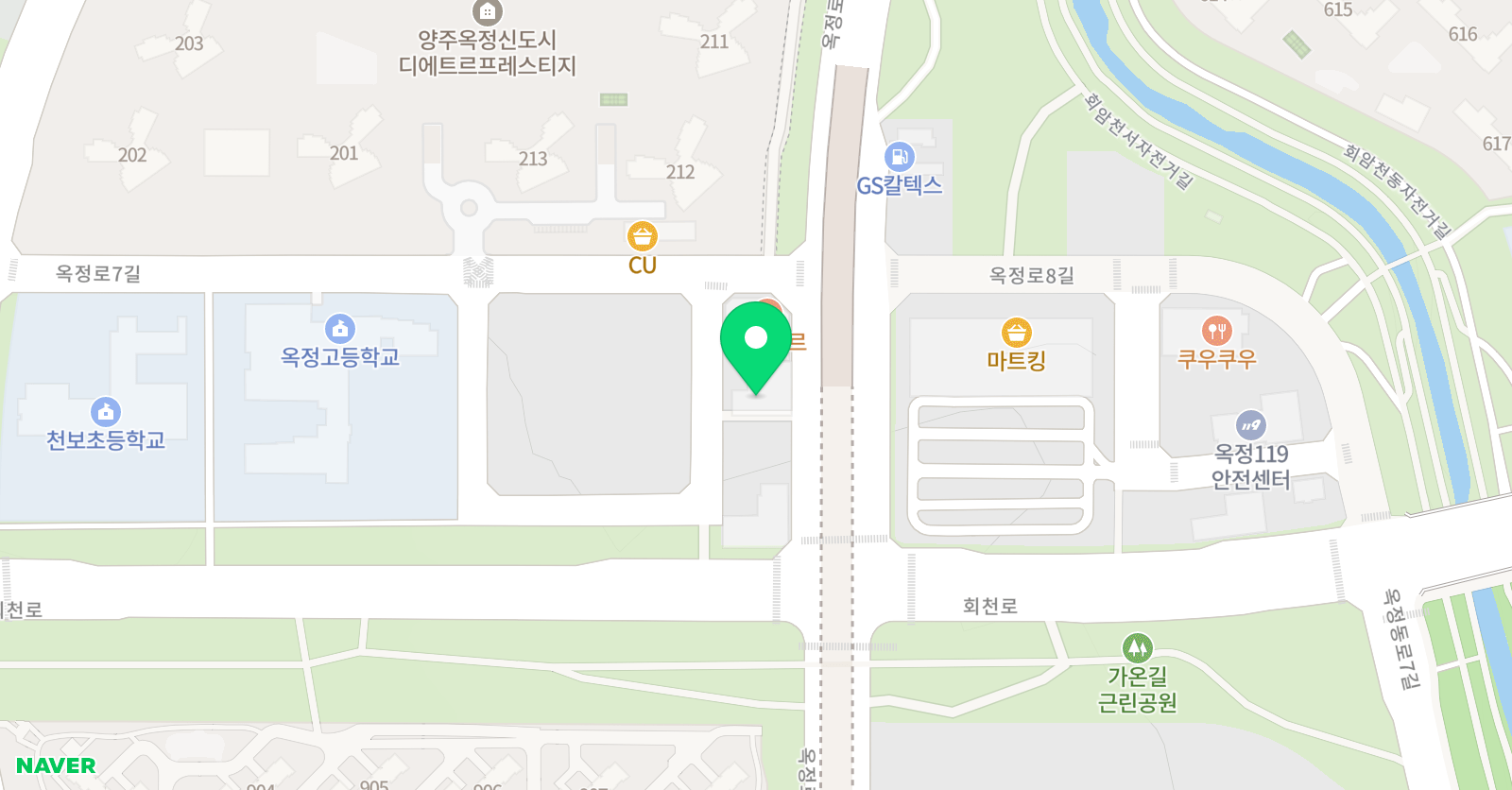 소리나무 음악학원 위치