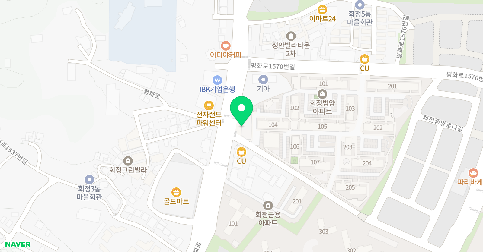 뮤직앤조이 음악학원 위치