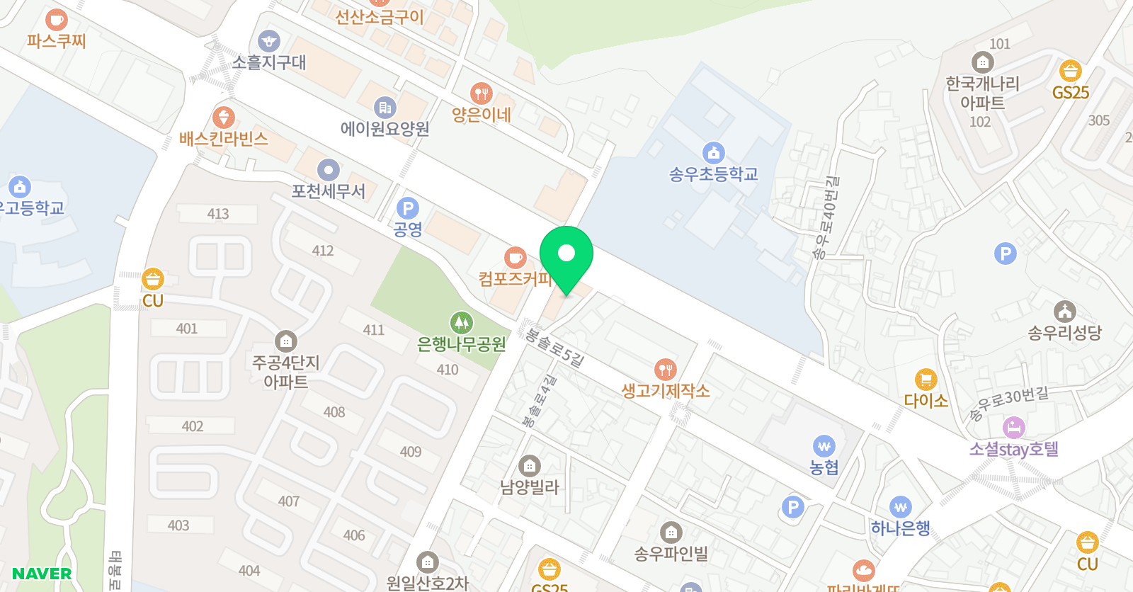 미래 국어수학학원 위치