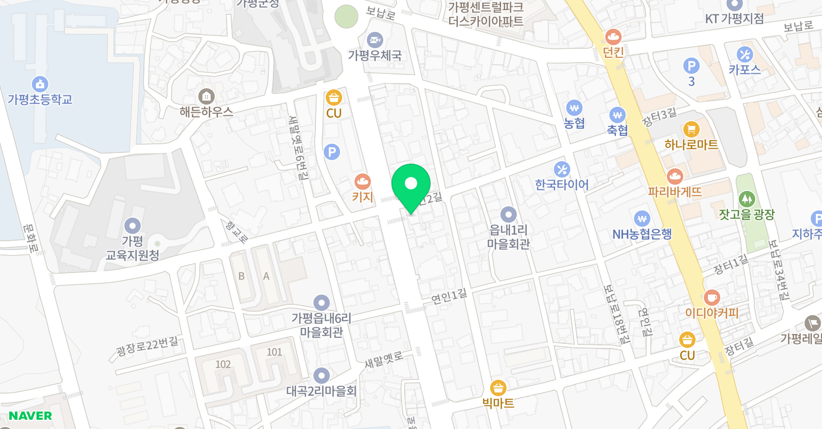 삼성 영어 가평학원 위치