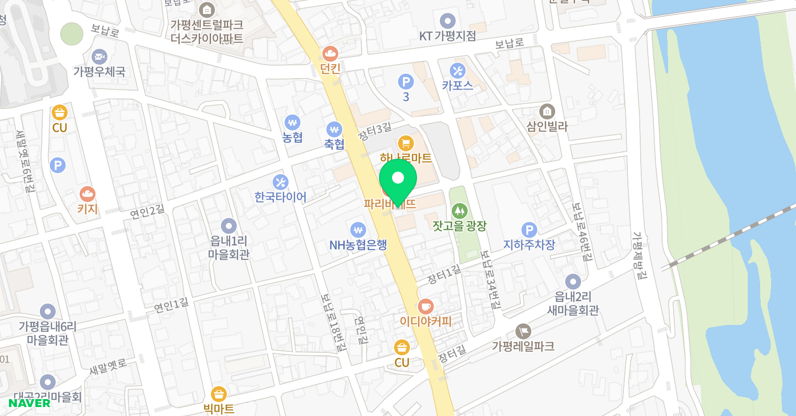 가평댄스스쿨 위치