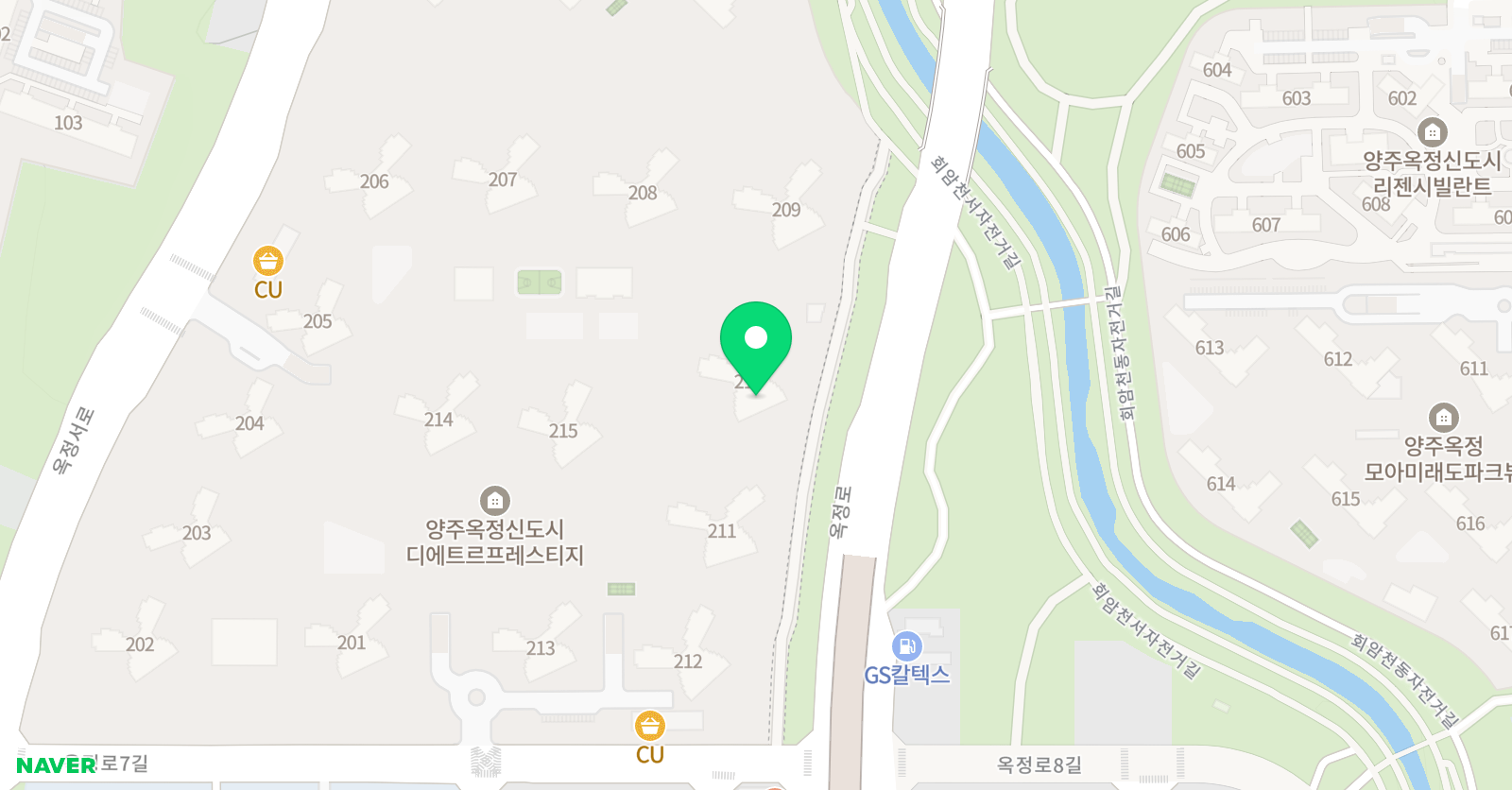 기탄사고력교실 옥정디에트르2차1호점 위치