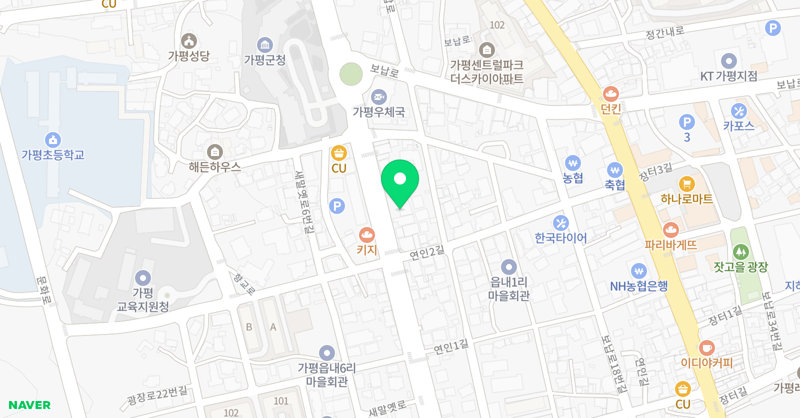EiE 고려대 어학원 경기 가평 캠퍼스 위치