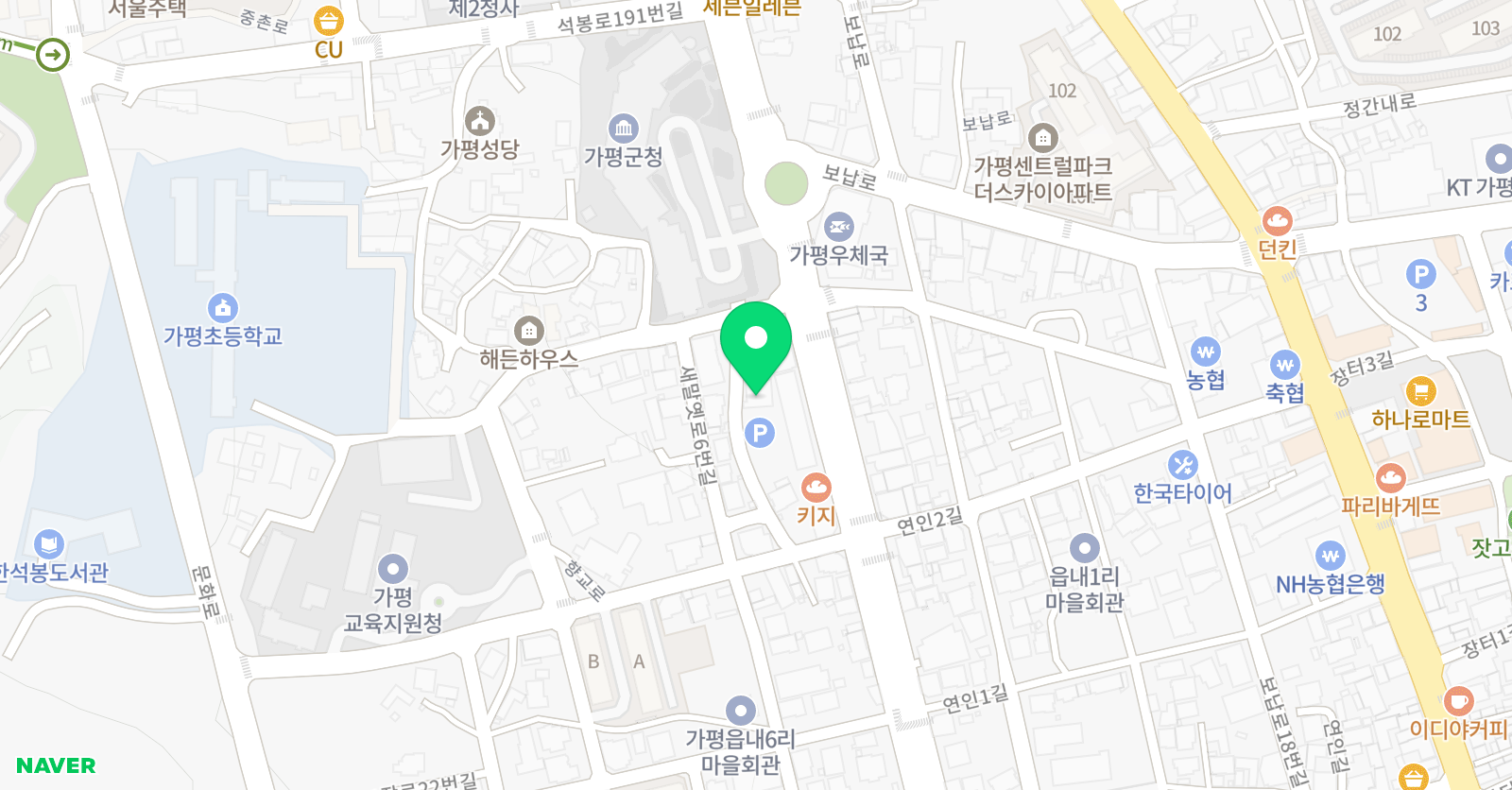 조이스 학원 위치