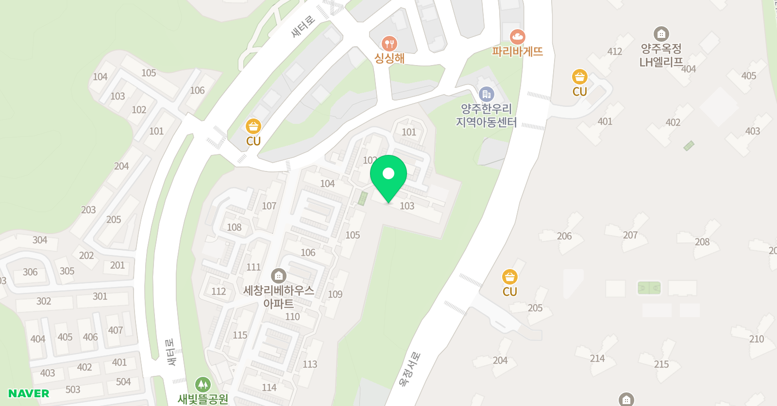 뽈뽈미술 학원 위치
