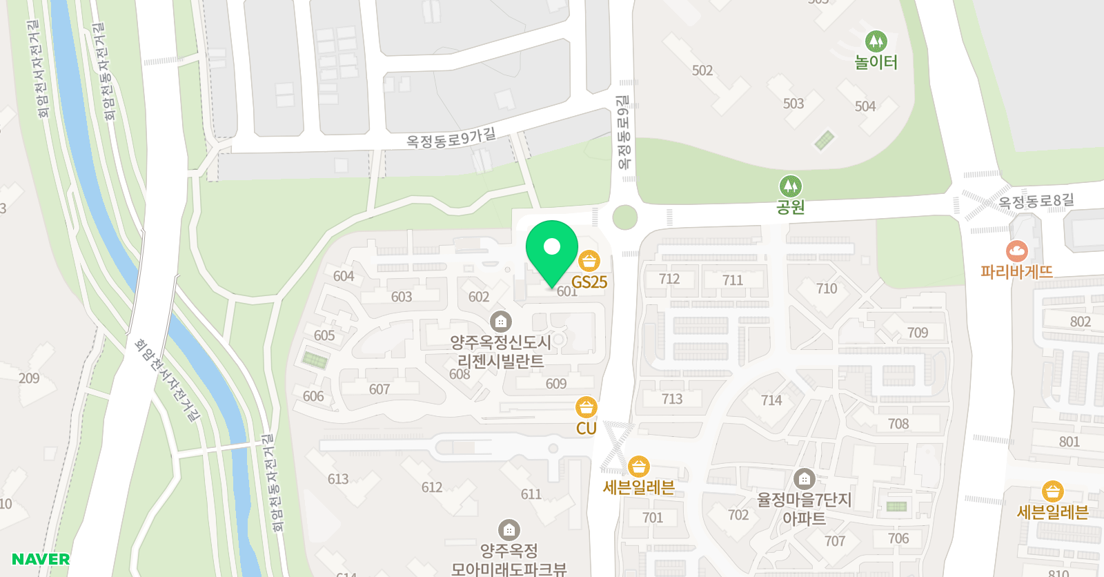 스마트해법 영어수학 율정초점 위치