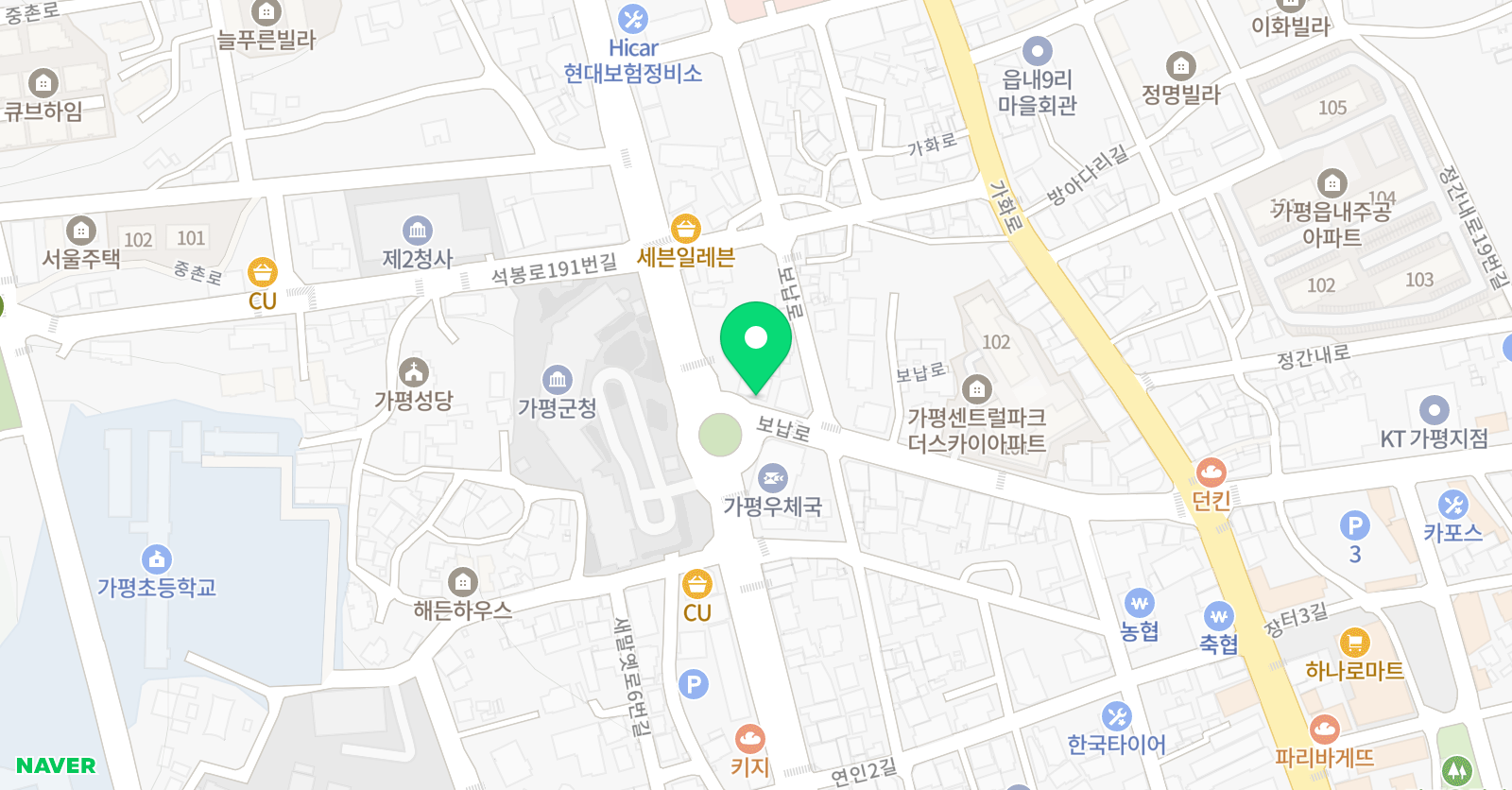 해동검도 가평본관 위치