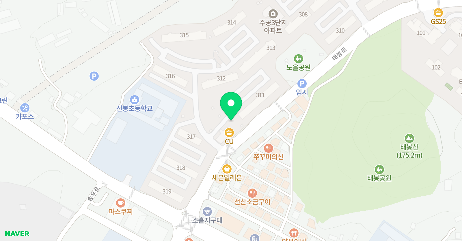 소리엘 음악교습소 위치