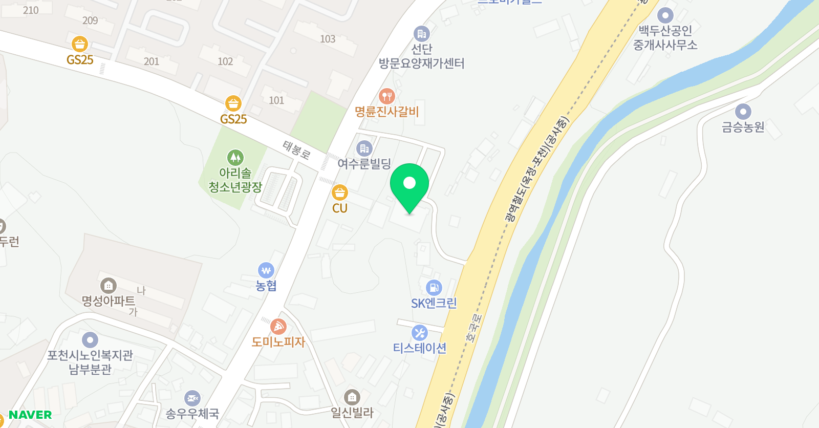 강남스포렉스 위치
