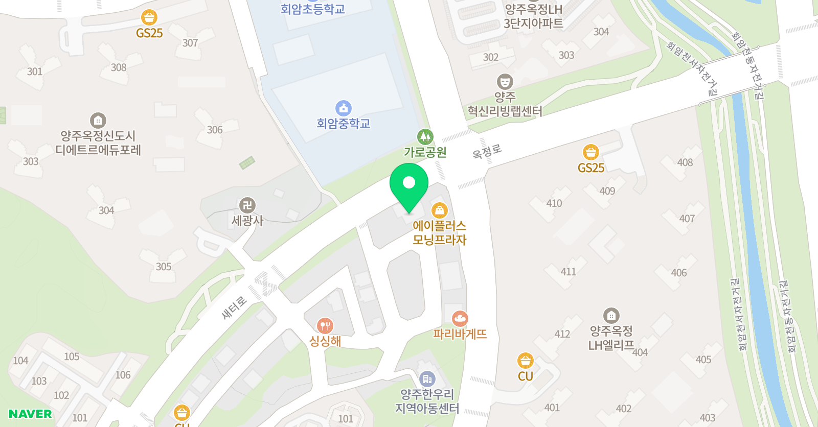 리치잉글리쉬 옥정캠퍼스학원 위치