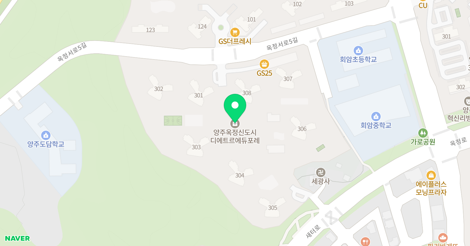 한우리 독서논술 옥정홈클럽 위치