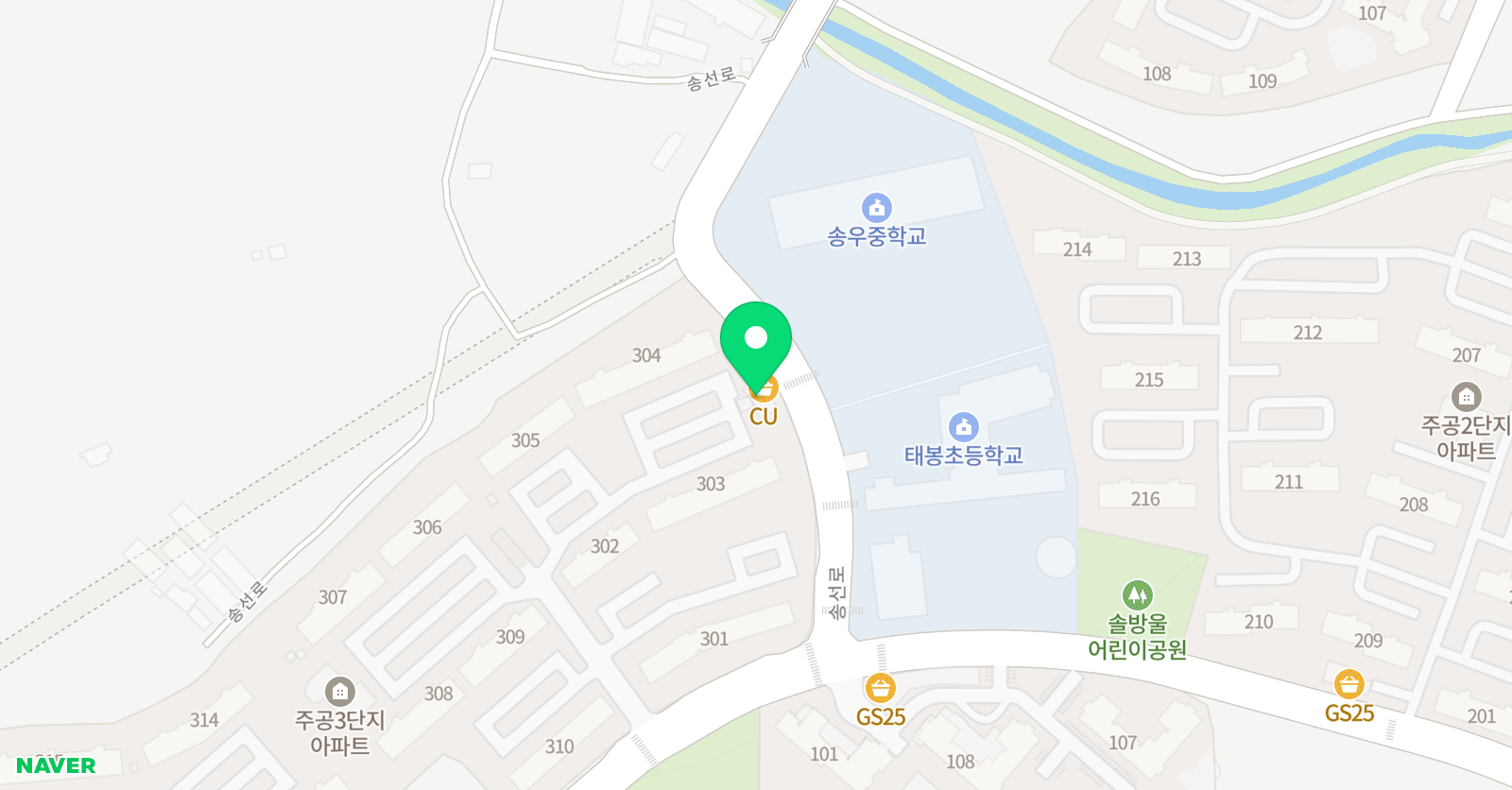 꿈꾸는 음악교습소 위치