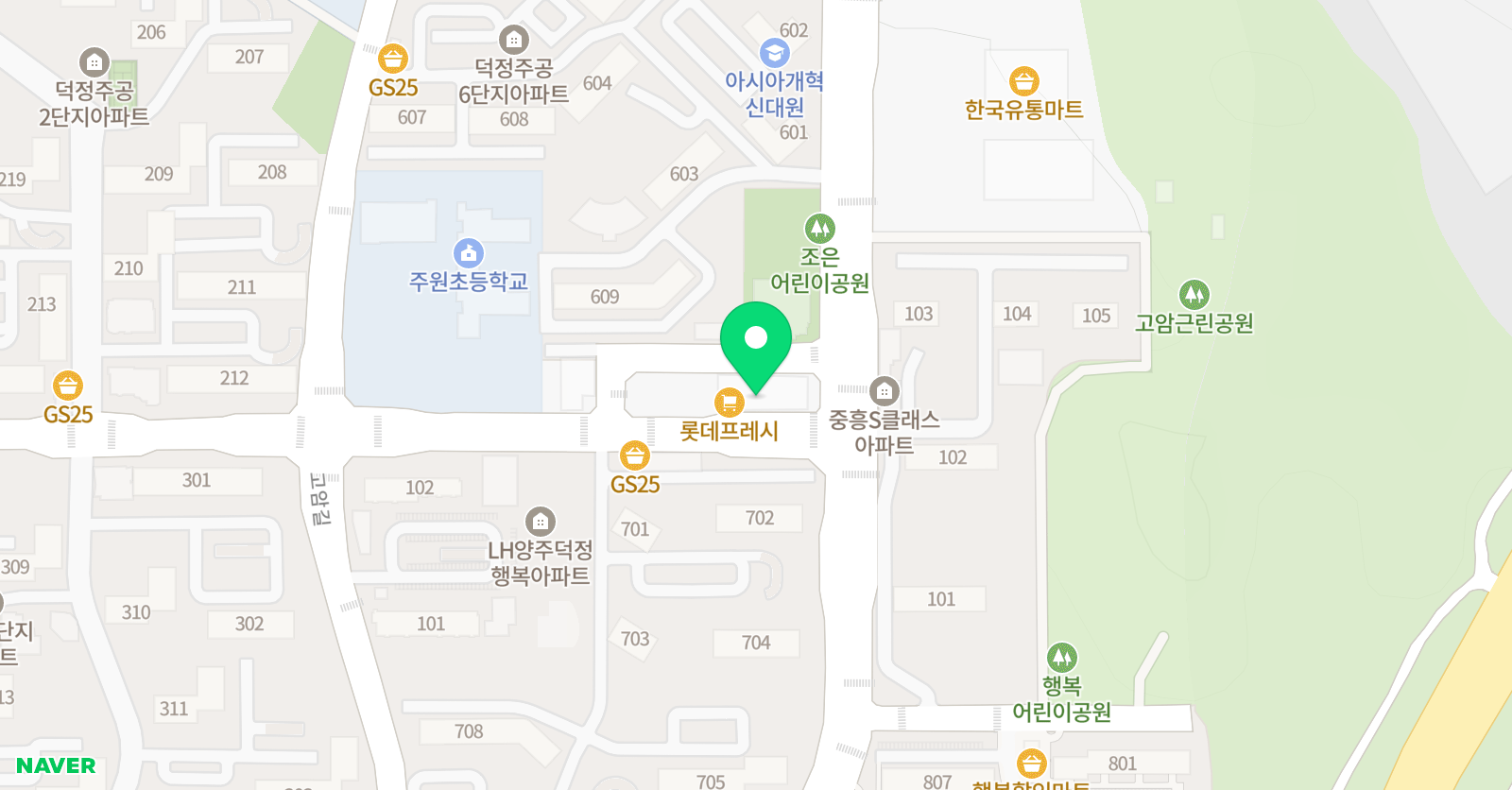 청어람 153영어학원 위치