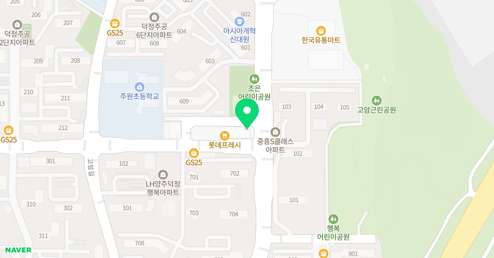 영어 서당학원 위치