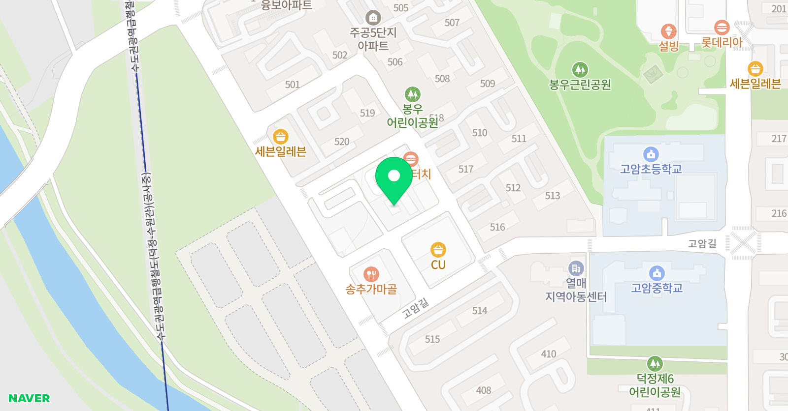 품 태권도 위치