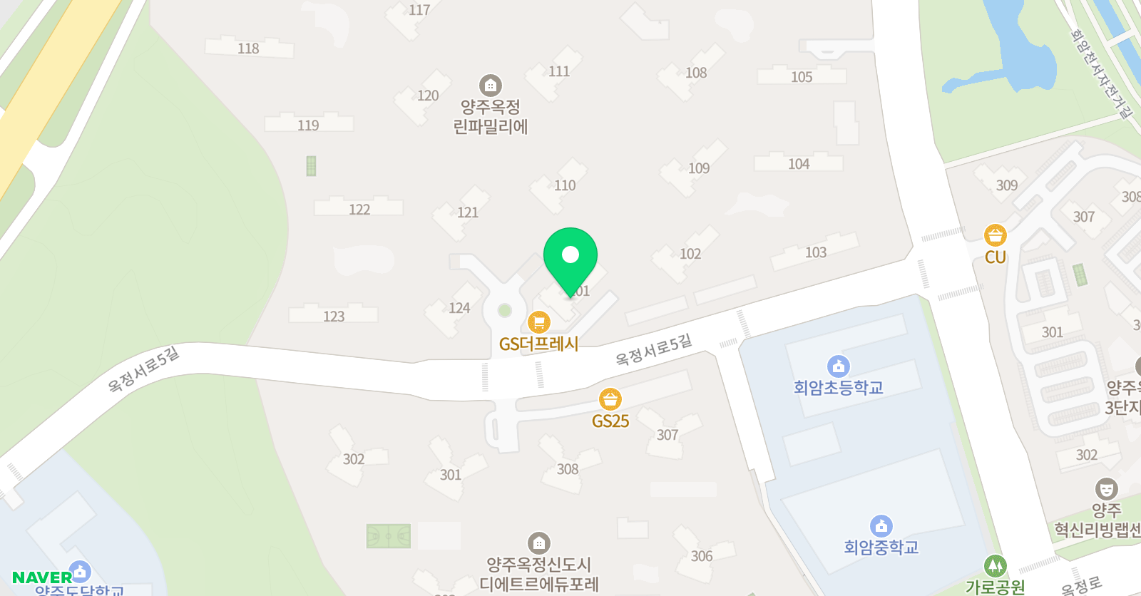 스마트해법 영어수학 린파밀리에공부방 위치