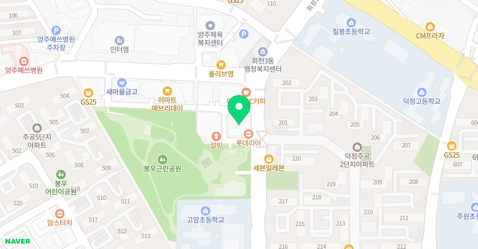 이스턴 학원 위치