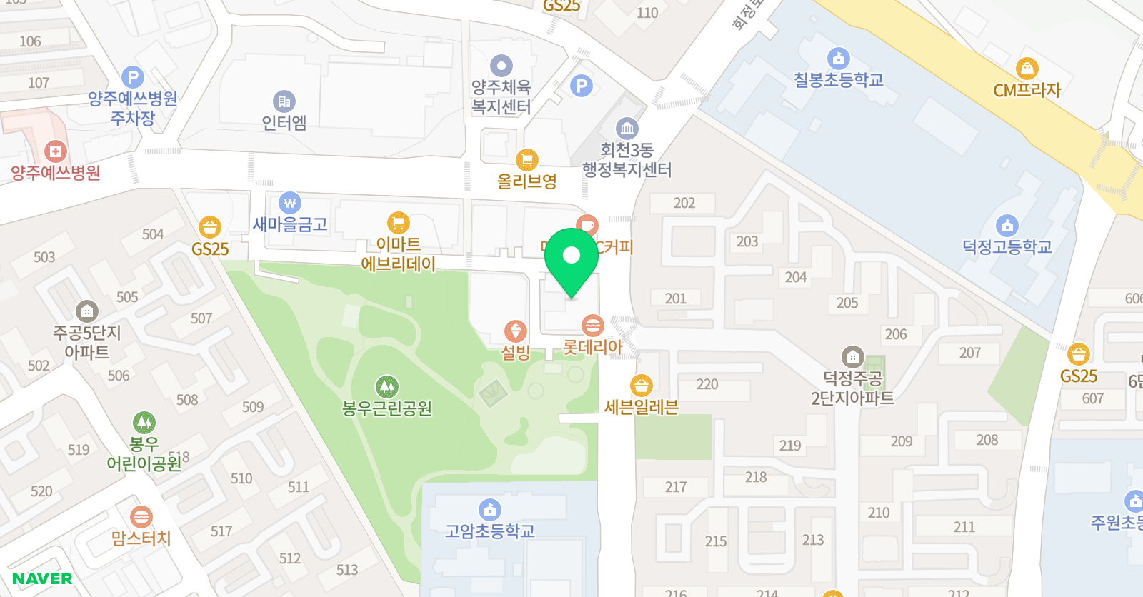 아이비티 영수학원 위치