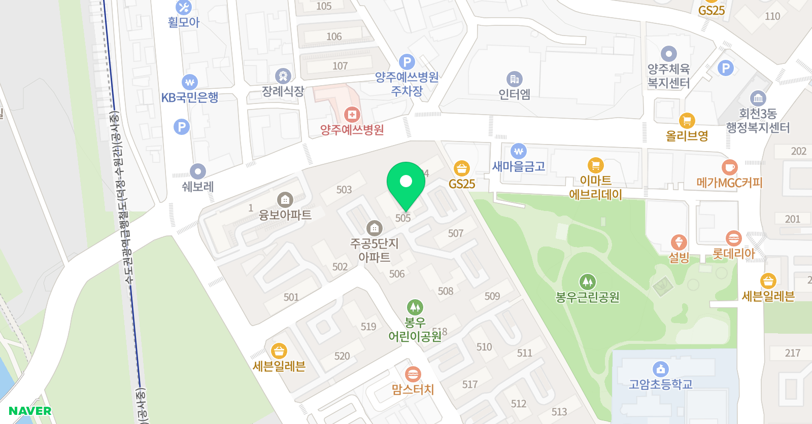 다란 공부방 위치