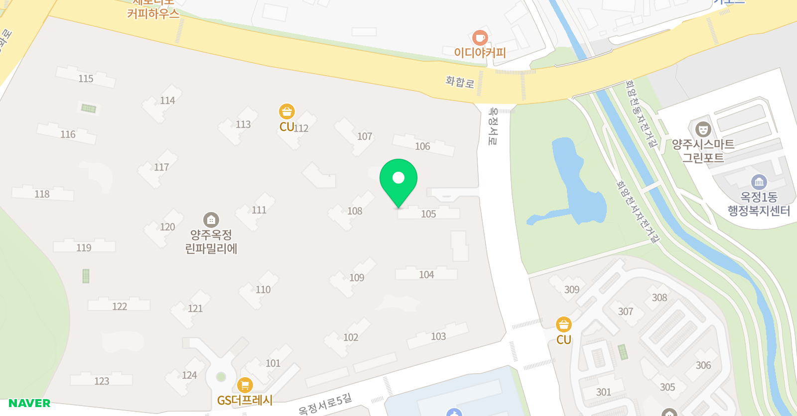 아소비 옥정린파밀리에2점 위치