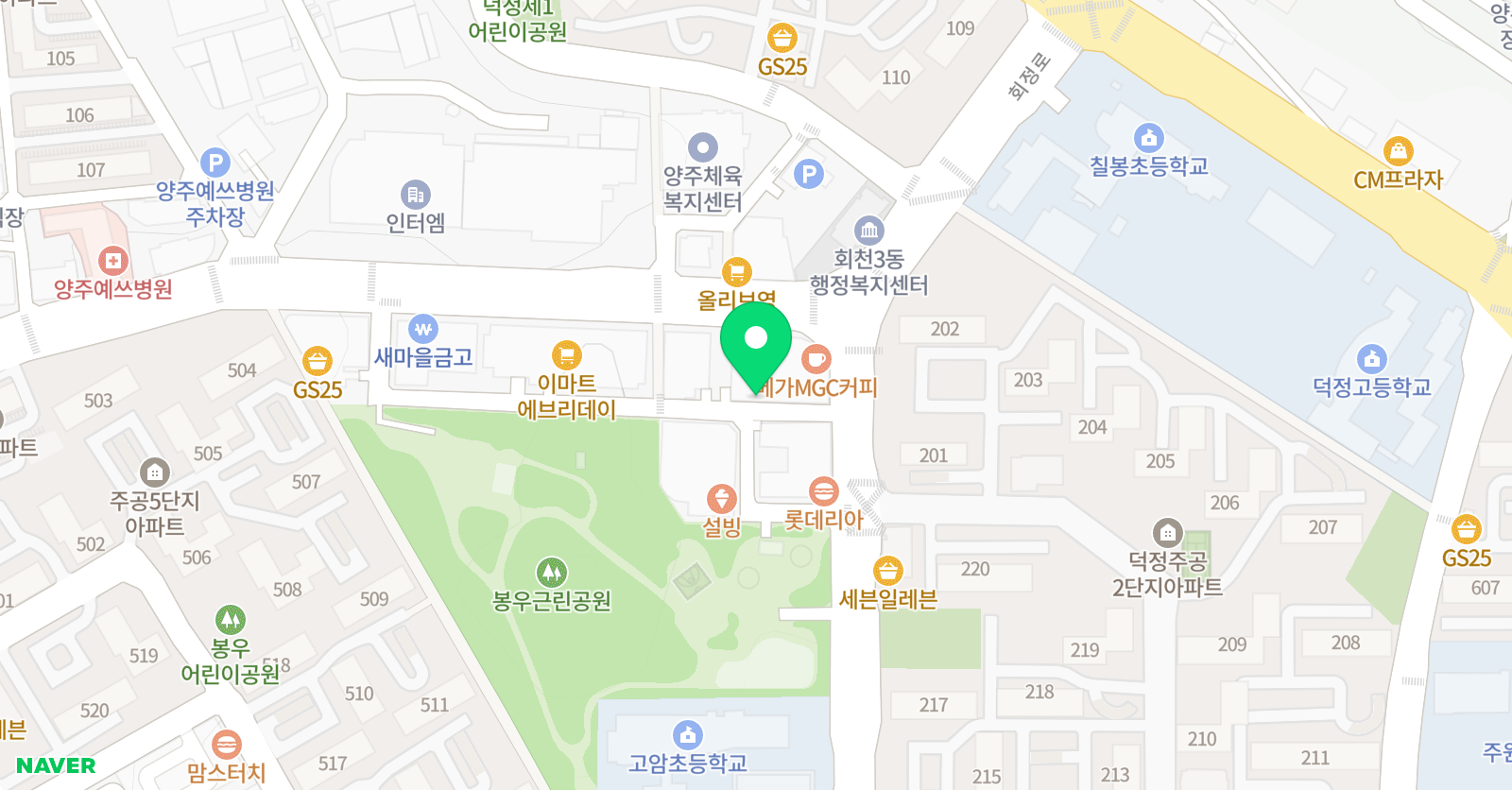 에이치투에스 학원 위치