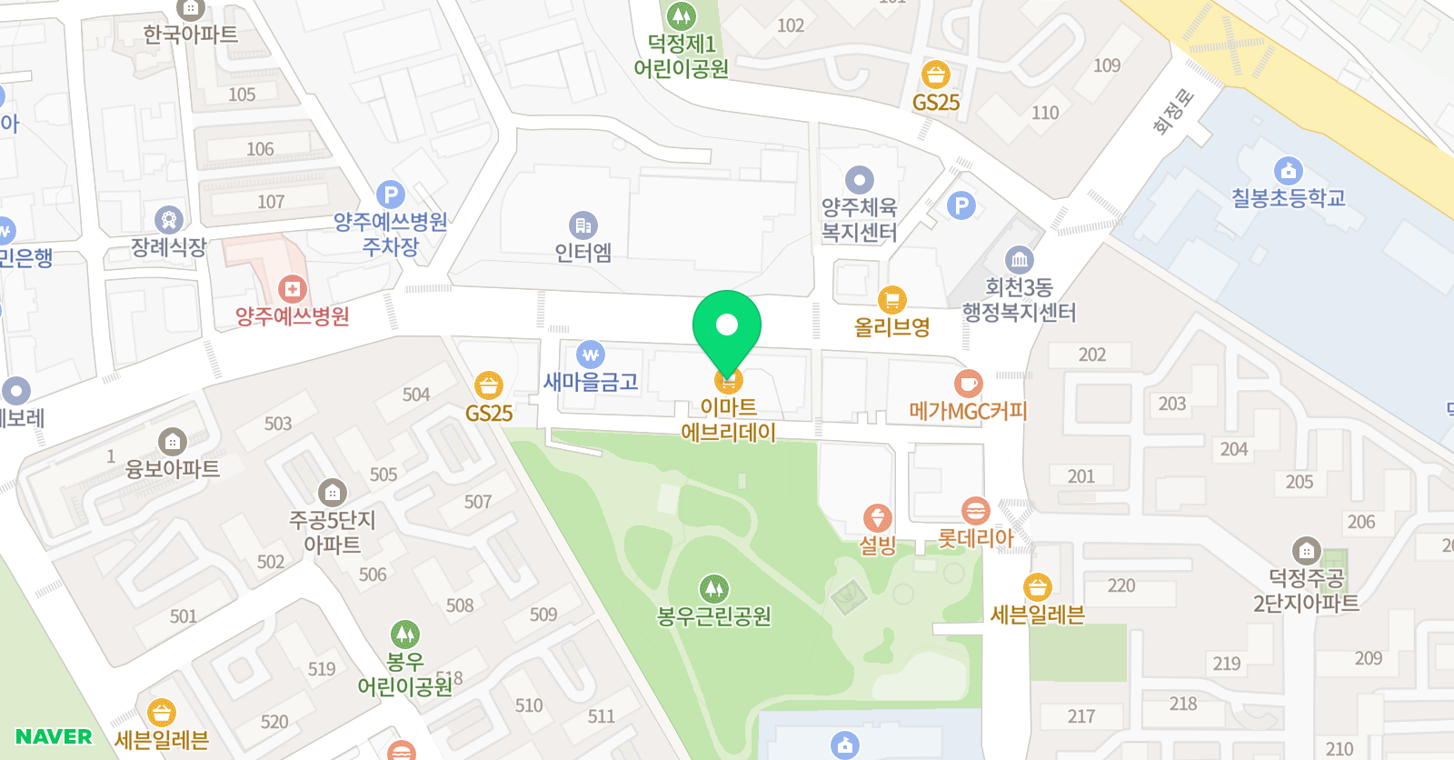 하나스터디하우스 위치