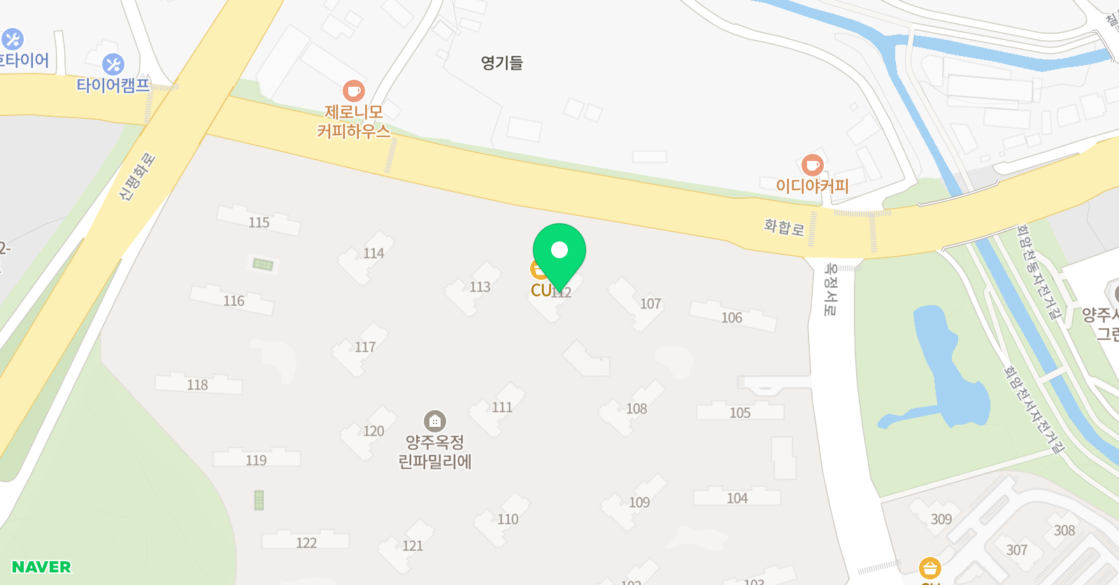 플레이팩토 옥정린파밀리에 교육원 꿈담 수학 위치