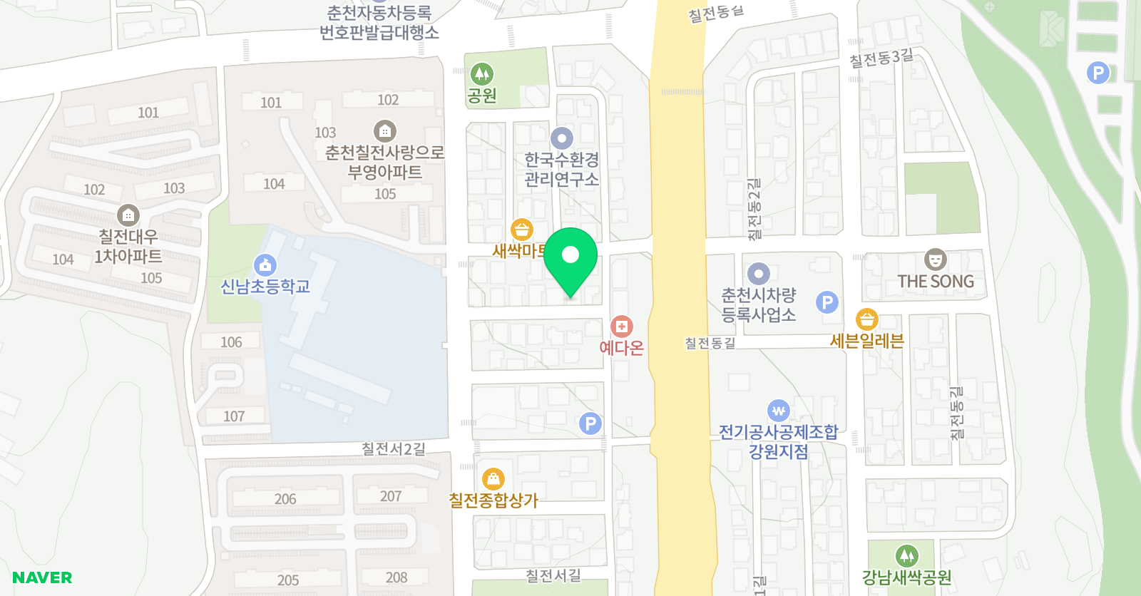 빨간펜 수학의달인 신남초점 위치