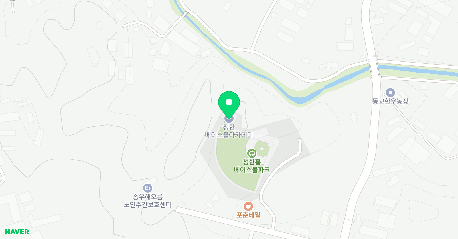 청한베이스볼아카데미 위치
